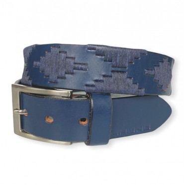 Polo Belt Blue Gaucho