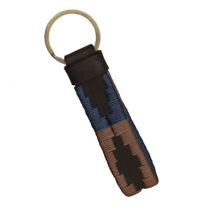 Leather Keyring "Brown"